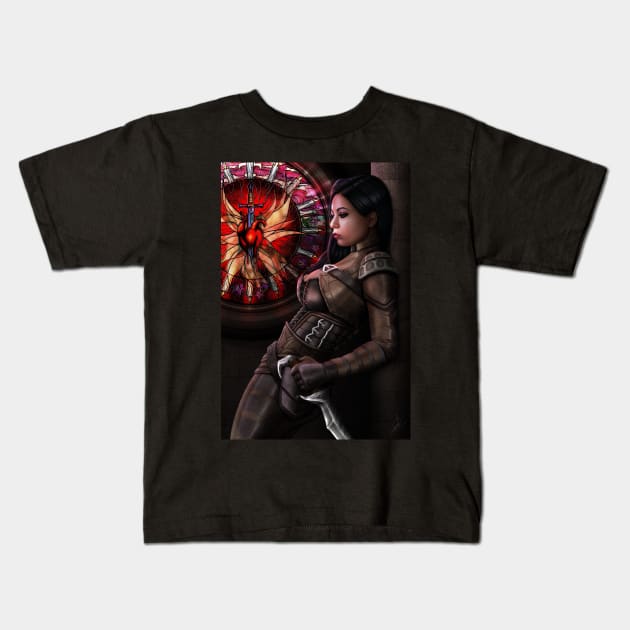 Woe assassins Kids T-Shirt by mangel